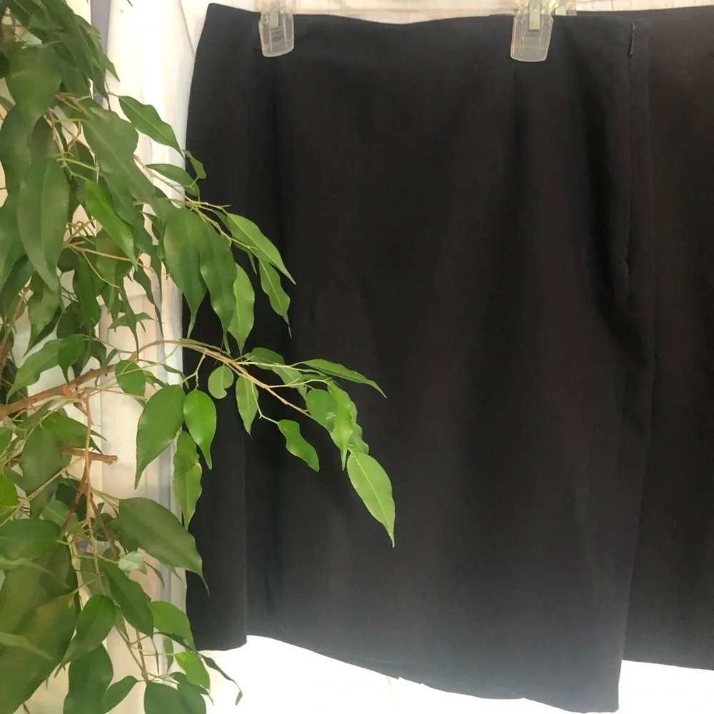 ICO UNIFORMS lot 3 size 6 black slimming lined pencil skirts office work wear
